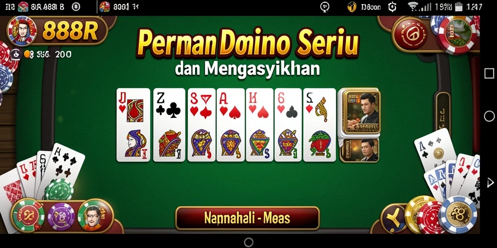 Gameplay seru permainan Domino yang penuh strategi.