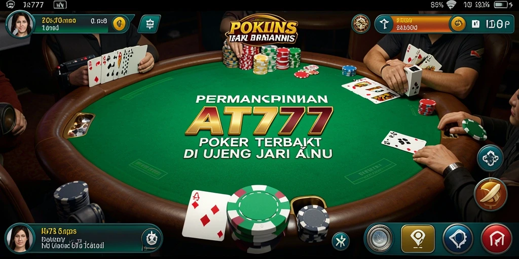 Gambaran gameplay menarik dari aplikasi Poker AT777.
