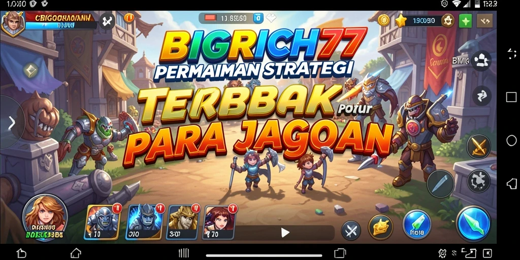 Tampilkan gameplay mendebarkan dari BIGRICH77 yang penuh strategi.