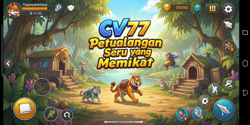 Tampilan gameplay petualangan mendebarkan dalam CV777.