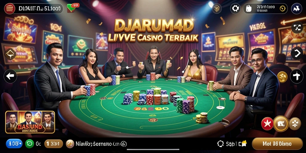 Screenshot gameplay DJARUM4D yang mendebarkan di Live Casino.