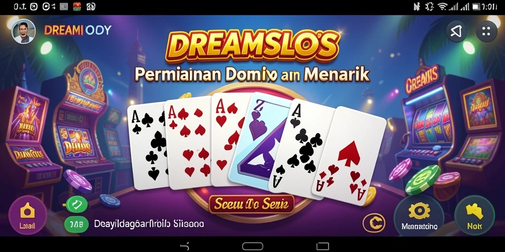 Screenshot gameplay Domino dari DREAMSLOTS yang menarik.