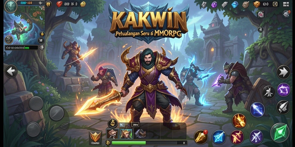 Gameplay KAKWIN yang mendebarkan dengan pertarungan epik dan petualangan luar biasa.