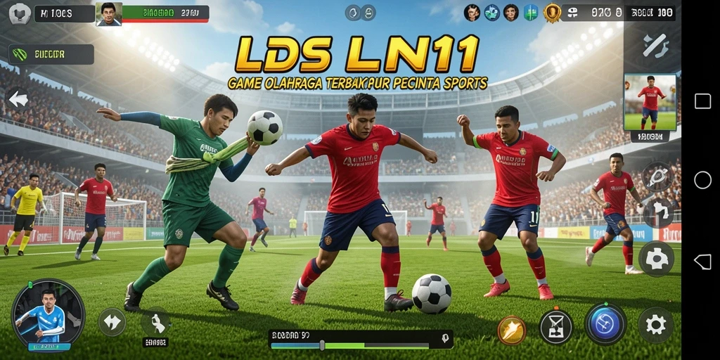 Tampilan gameplay LDN11 yang menarik dan realistis di dunia olahraga.