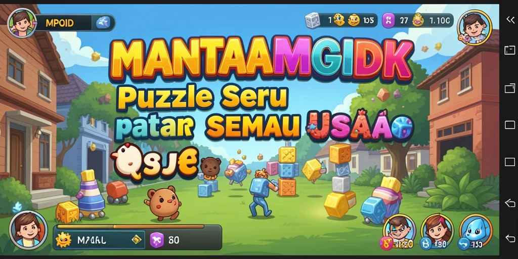 Gameplay MPOID yang menantang dengan teka-teki menarik.